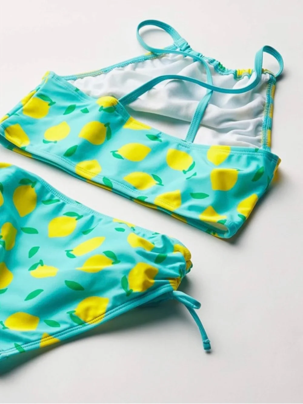 Kanu Surf Lemonade UPF 50 Beach Sport Halter Tankini 2T NWT